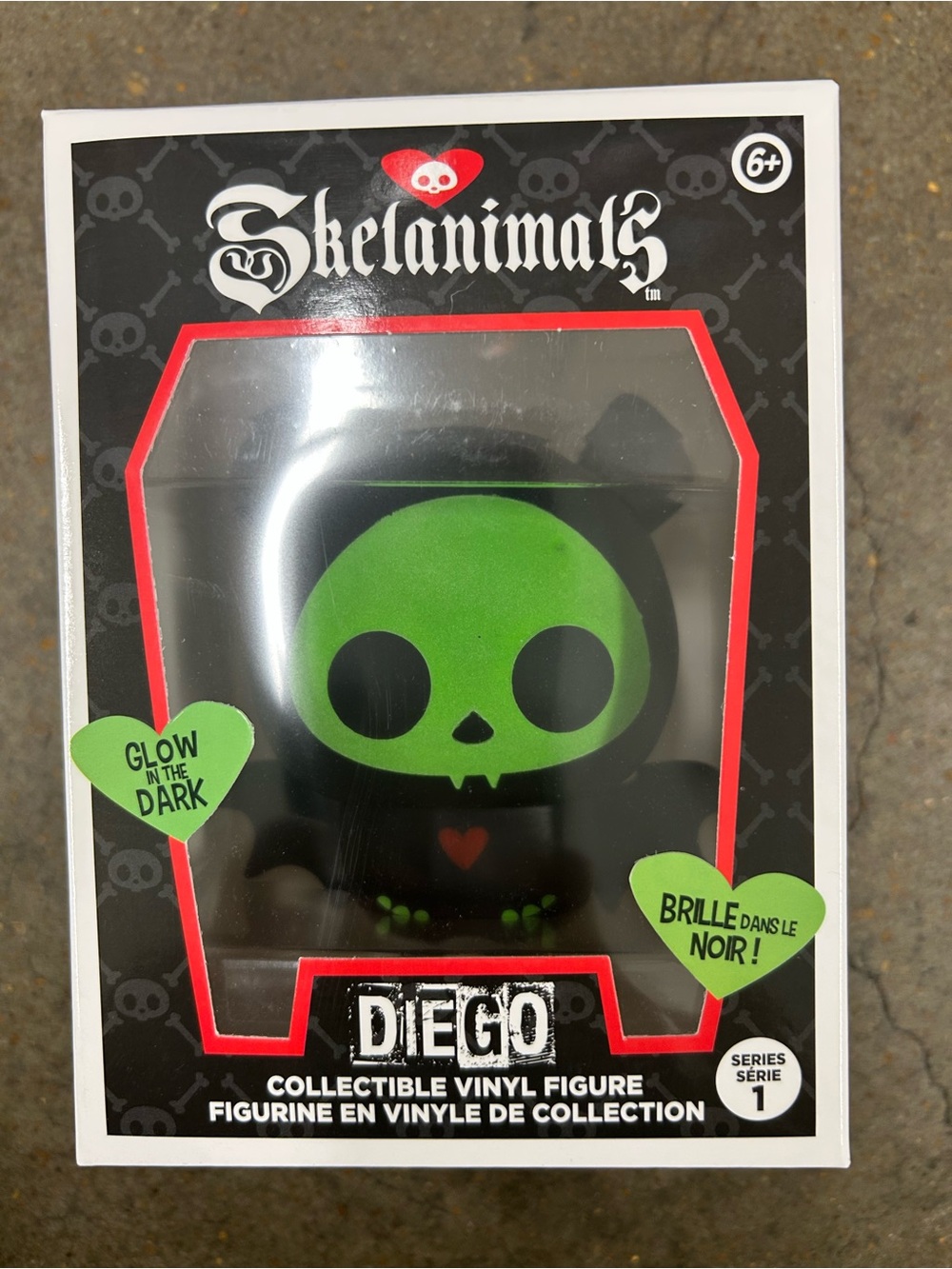 Skelanimals Diego Glow-in-the-Dark Vinyl figure